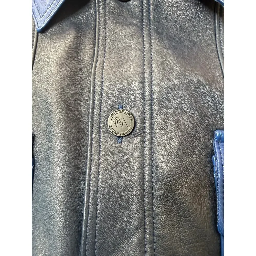 VICTOR MUDHE SLAM LEATHER JACKET SZ M AND DUNK LEATHER PANTS SZ L